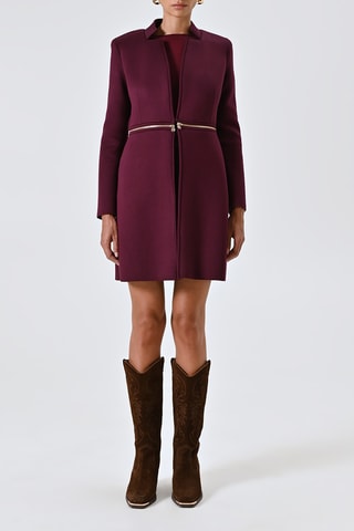 Manteau 2-en-1 - Bordeaux