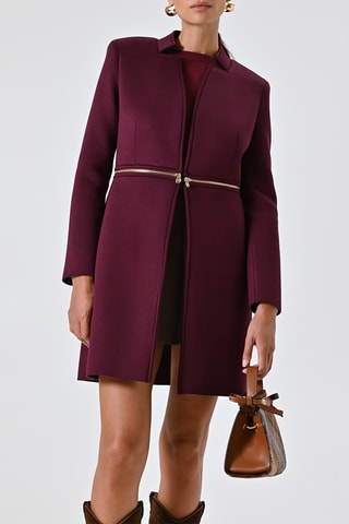 Manteau 2-en-1 - Bordeaux