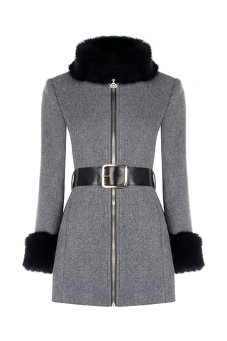 Manteau en laine - Gris clair