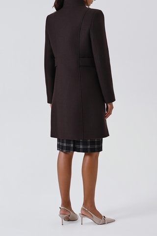 Manteau en laine - Marron