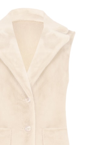 Manteau sans manches - Ecru