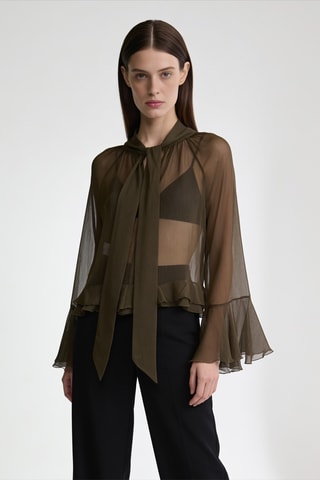 Top - Vert olive