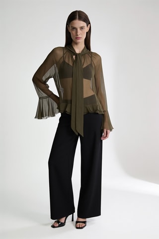Top - Vert olive