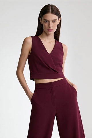 Crop top - Bordeaux