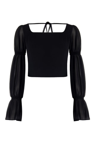 Crop top - Noir