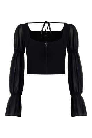 Crop top - Noir