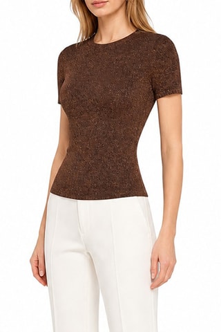 Top - Marron chiné