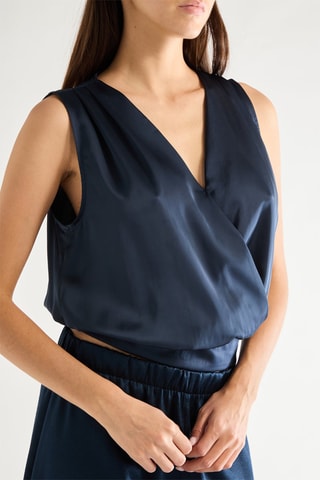 Top - Bleu marine