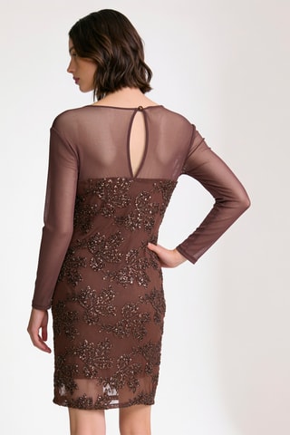 Robe droite - Marron