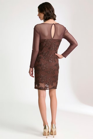 Robe droite - Marron