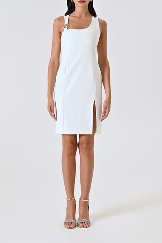 Robe droite - Blanc