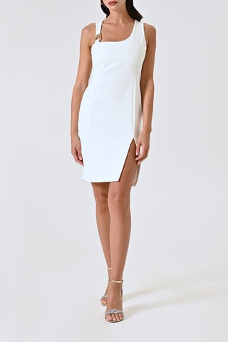 Robe droite - Blanc