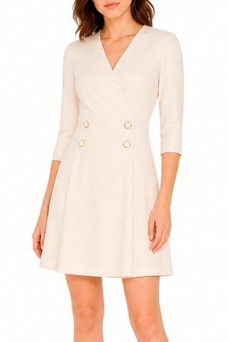 Robe trapèze - Beige clair