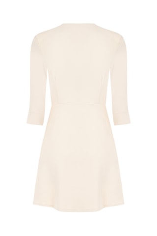 Robe trapèze - Beige clair