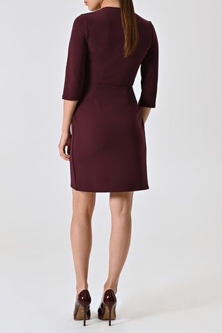 Robe droite - Bordeaux