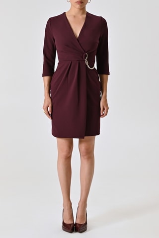 Robe droite - Bordeaux