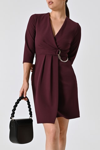 Robe droite - Bordeaux