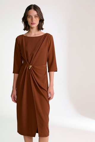 Robe patineuse - Marron
