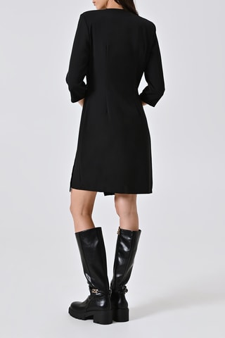 Robe portefeuille - Noir