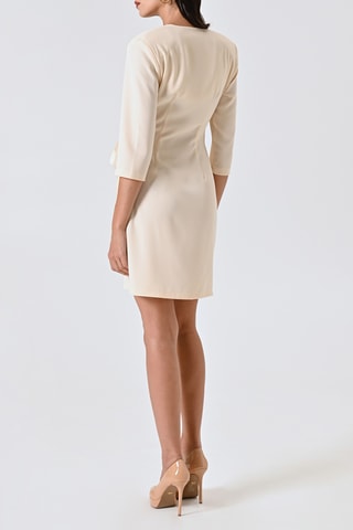 Robe portefeuille - Beige