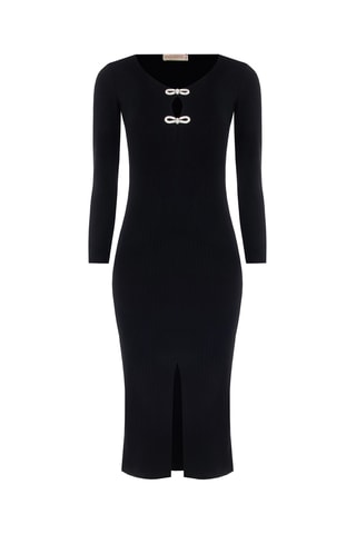 Robe fourreau - Noir