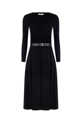 Robe trompe-l’œil - Noir