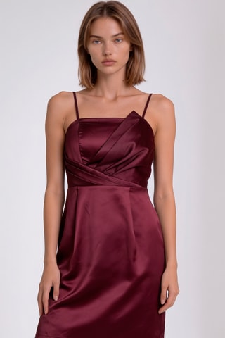 Robe droite - Bordeaux