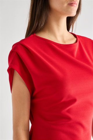 Robe midi - Rouge