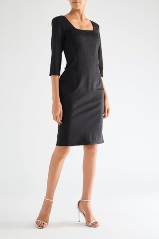 Robe fourreau - Noir