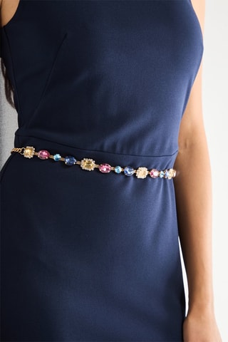 Robe longue - Bleu marine