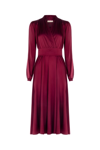 Robe midi - Bordeaux
