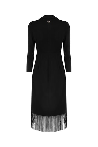 Robe portefeuille - Noir