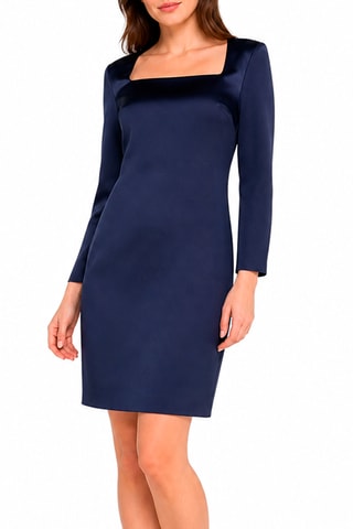 Robe droite - Bleu marine