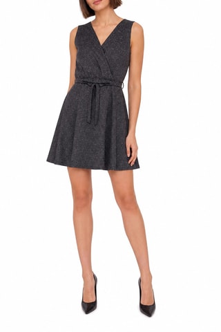 Robe patineuse - Gris foncé chiné