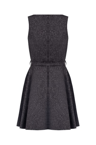 Robe patineuse - Gris foncé chiné