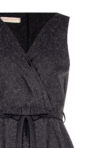 Robe patineuse - Gris foncé chiné