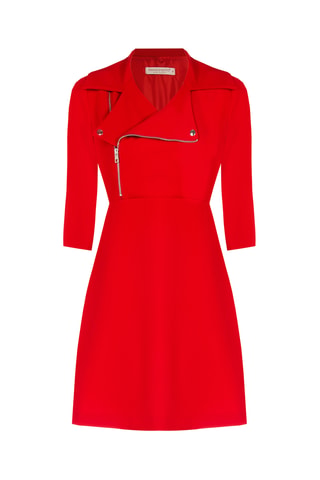 Robe droite - Rouge