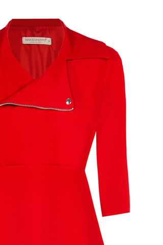 Robe droite - Rouge