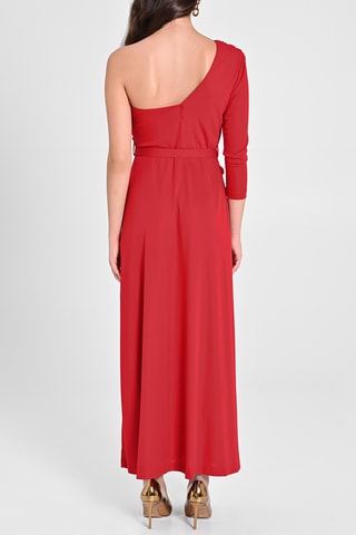 Robe asymétrique - Rouge