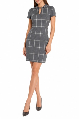 Robe fourreau - Gris clair