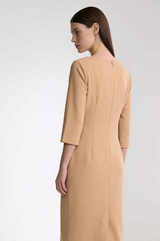 Robe droite - Beige