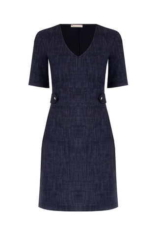 Robe trapèze - Bleu marine