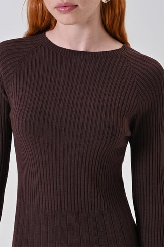 Robe pull - Marron