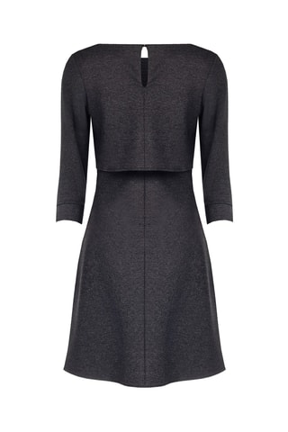 Robe trompe-l’œil - Gris foncé