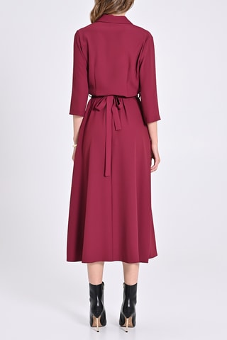 Robe midi - Bordeaux