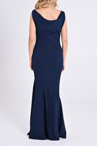 Robe longue - Bleu marine