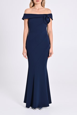 Robe longue - Bleu marine