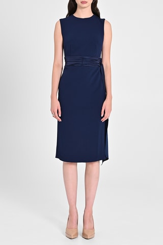 Robe fourreau - Bleu marine