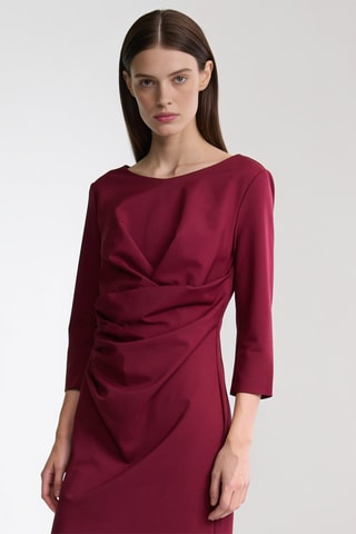 Robe midi - Rouge