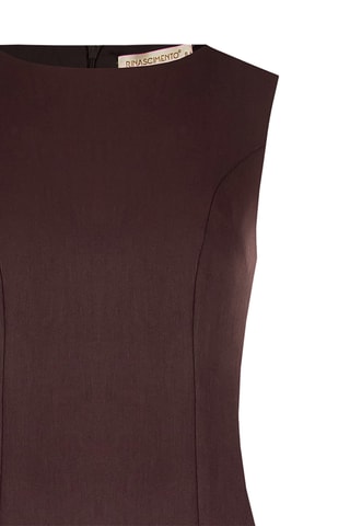 Robe taille basse - Marron foncé